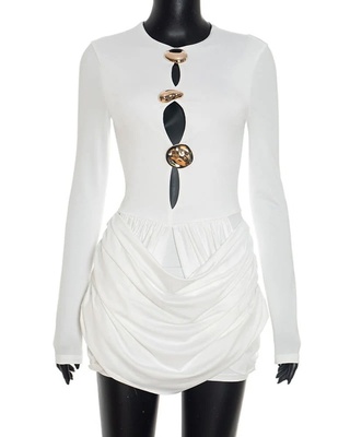 Ella Dress White (Medium)