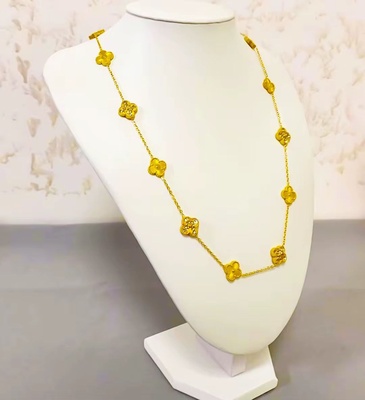 20 Leaf Lucky Charm Necklace