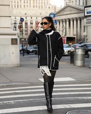 Sophia Coat Black
