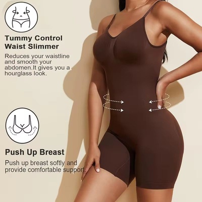 Zia Seamless Bodysuit Coffee