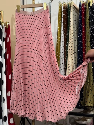 Chiffon Skirt Free Size (Pink)