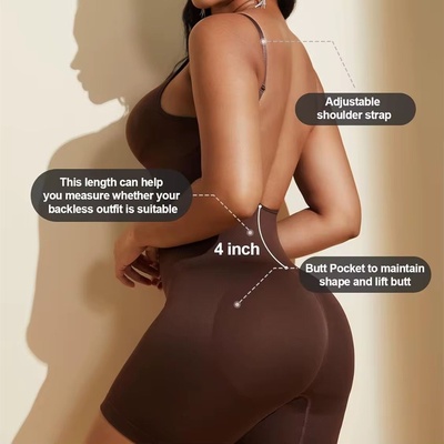 Zia Seamless Bodysuit Coffee