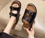 Buckle Plain Sandals (Black Size UK 40/41)
